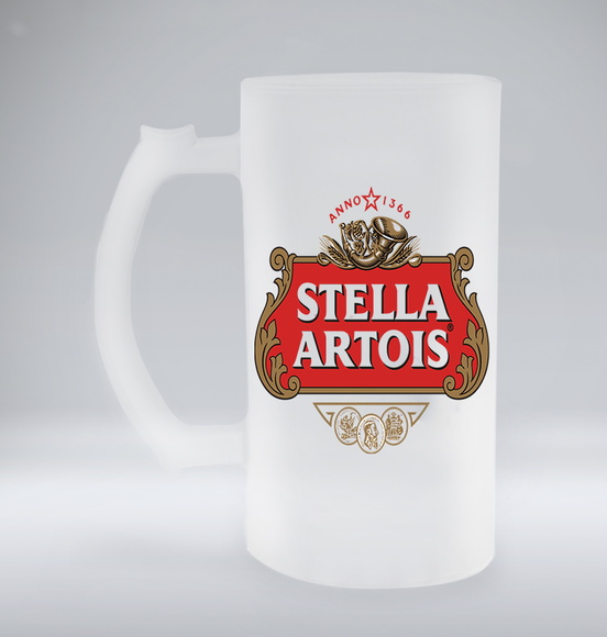 Caneca de Chopp Jateada Stella Artois