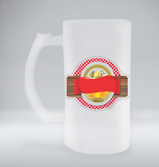 Caneca de Chopp Jateada Personalizada