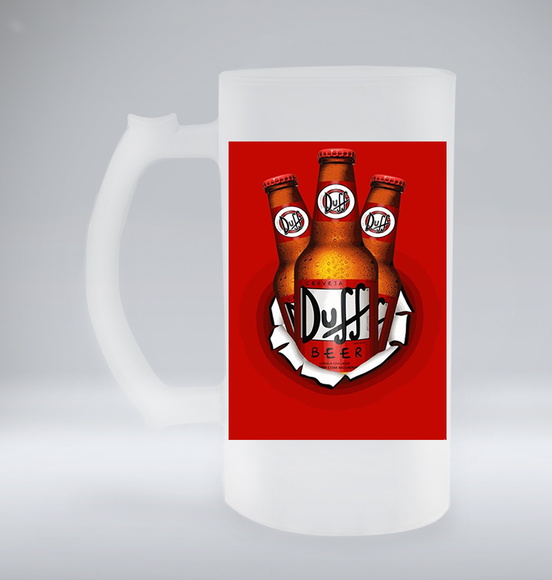 Caneca de Chopp Jateada Duff
