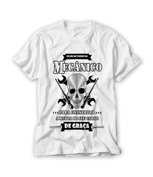 Camiseta Personalizada para Mecânico