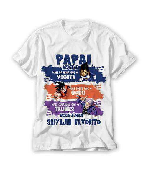 Camiseta Você é Meu Saiyajin Favorito