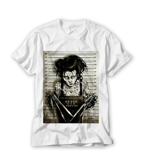 Camiseta Edward Mãos de Tesoura