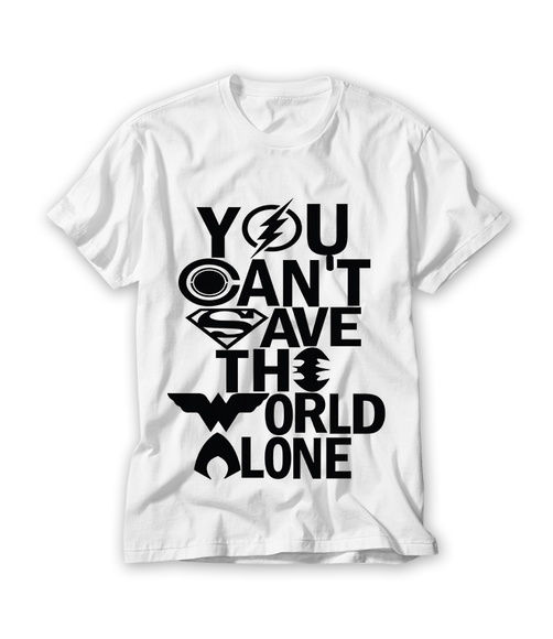 Camiseta You Cant Save The World Alone