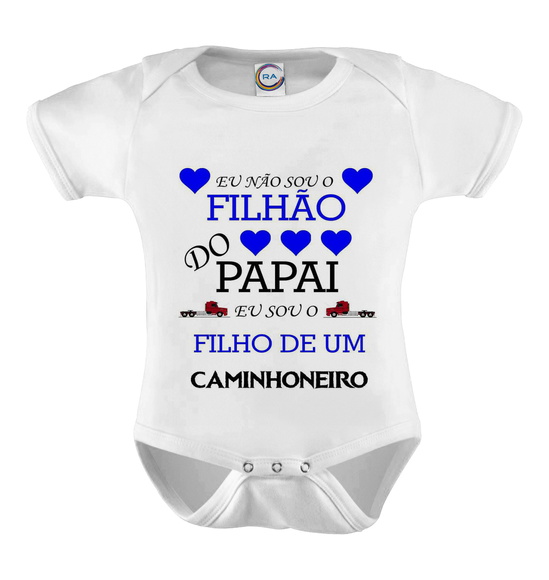 Body Infantil Sou Filho de Caminhoneiro