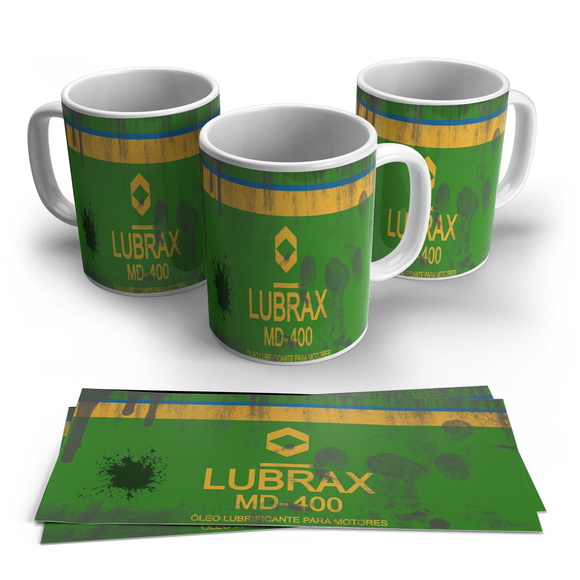 Caneca de Porcelana Vintage Lubrax