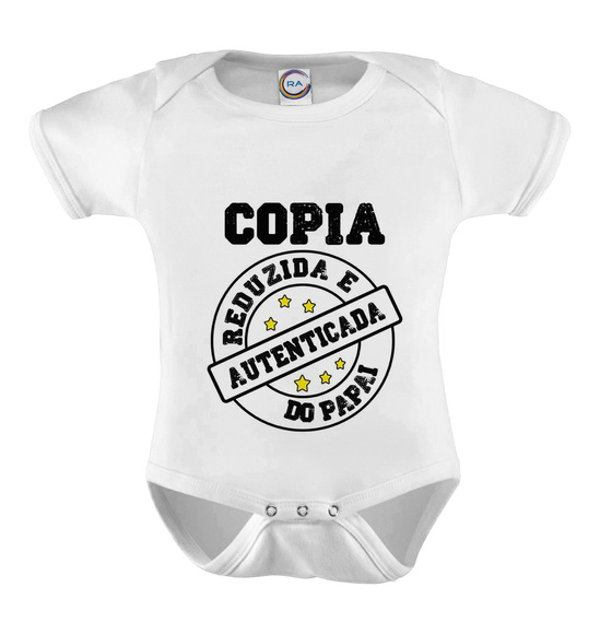Body Infantil Cópia Autêntica do Papai
