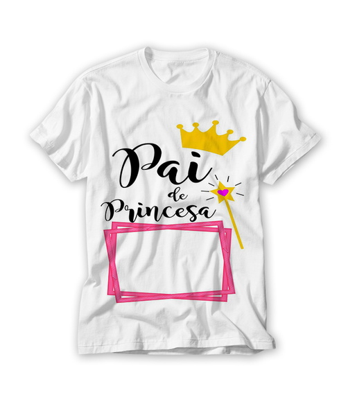 Camiseta Dia dos Pais Personalizada Foto