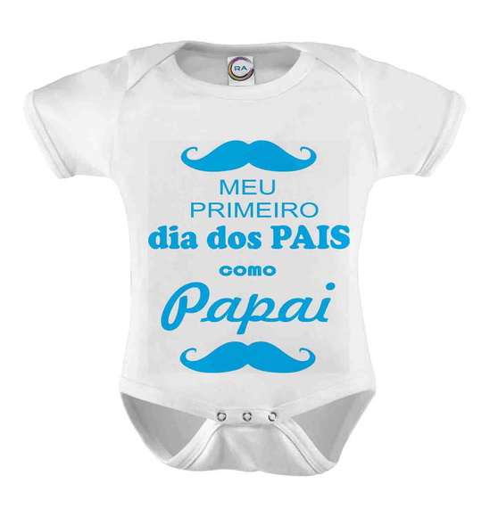 Body Infantil Meu Primeiro Dia dos Pais