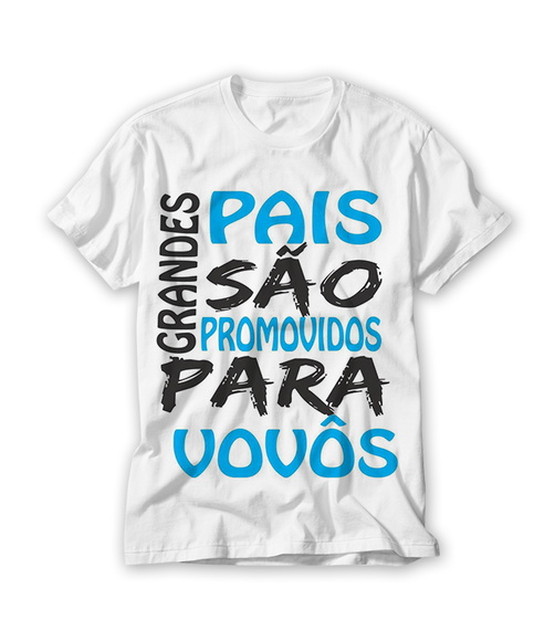 Camiseta Pais São Promovidos para vovôs