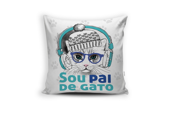 Almofada Sou Pai de Gato