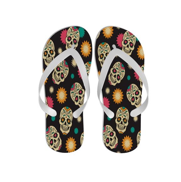 Chinelo Personalizado Caveira Mexicana