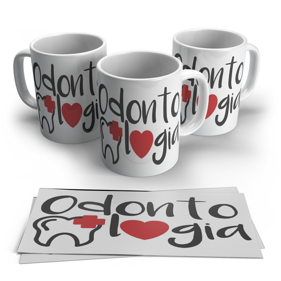 Caneca Profissões - Odontologia