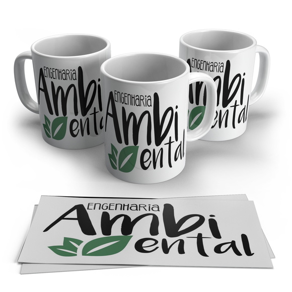 Caneca Profissões - Engenharia Ambiental