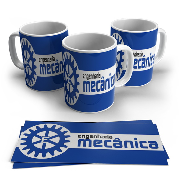 Caneca Profissões - Engenharia Mecânica