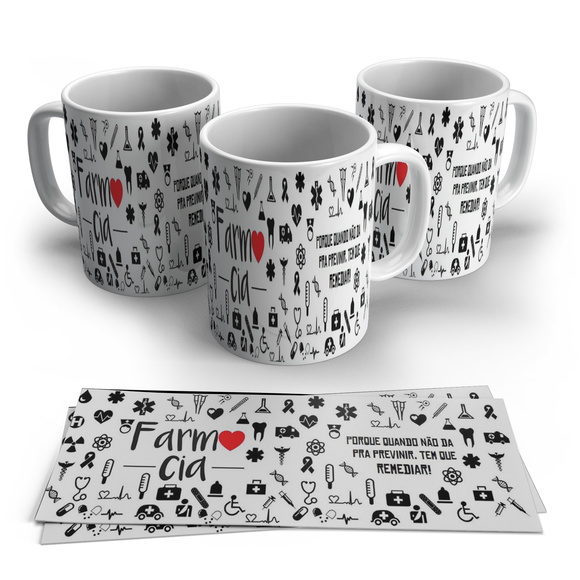 Caneca Profissões - Farmácia