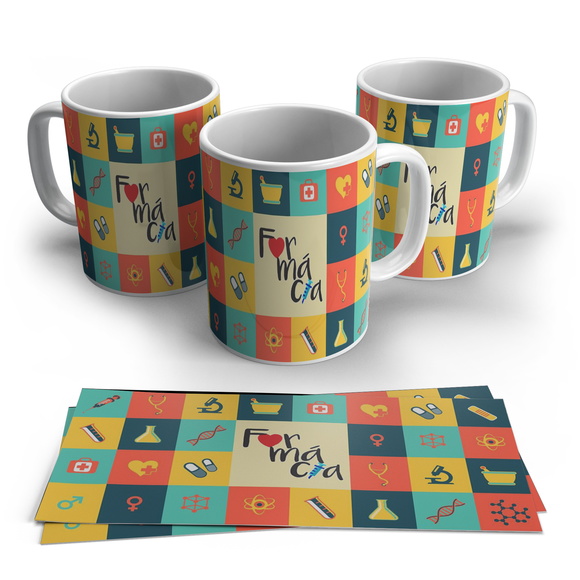 Caneca Profissões - Farmácia