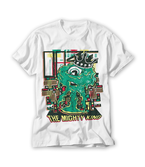 Camiseta Divertida The Mighty King
