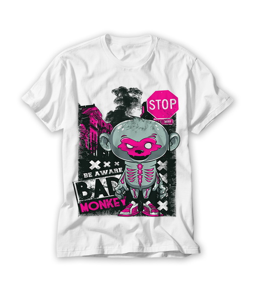 Camiseta Divertida Bad Monkey