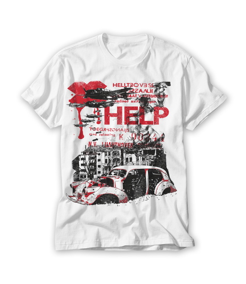 Camiseta Vintage Help