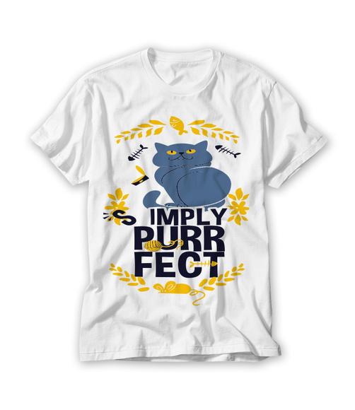 Camiseta Divertida Gato