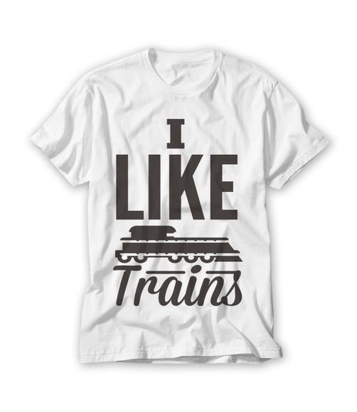 Camiseta I Like Trains