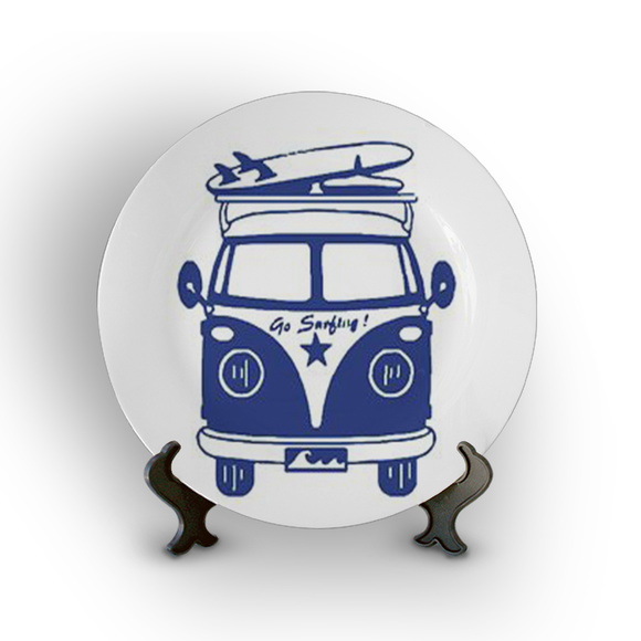 Prato Porcelana Decorativo Kombi