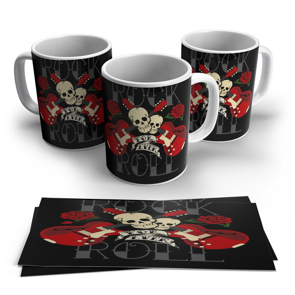 Caneca Rock For Ever Roll