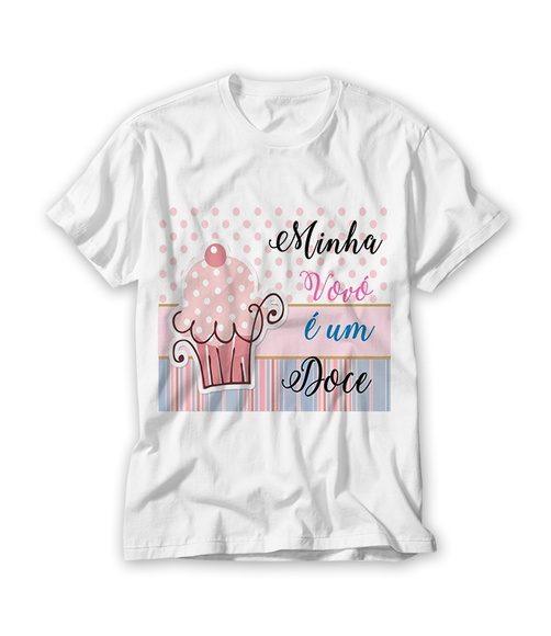 Camiseta Minha Vovó é Um Doce