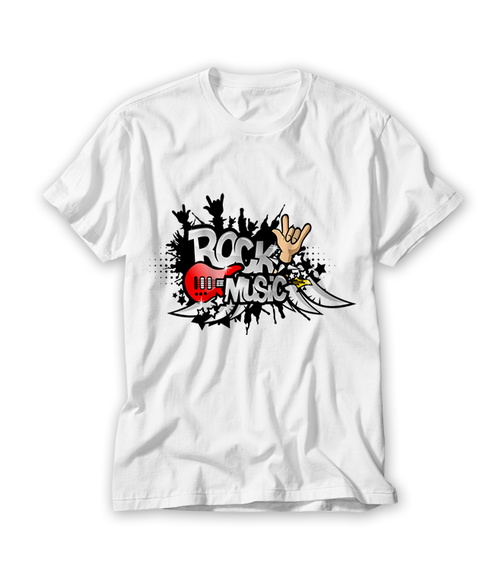 Camiseta Rock Music