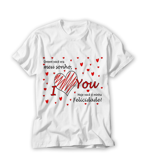 Camiseta Ontem Você era meu sonho