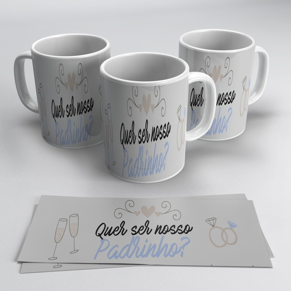 Caneca Personalizada Madrinha e Padrinho