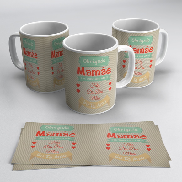 Caneca Obrigado Mamãe