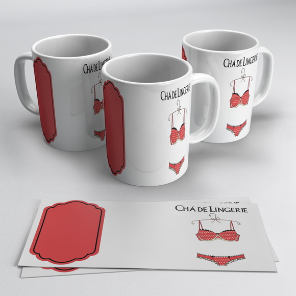 Caneca Personalizada Chá de Lingerie