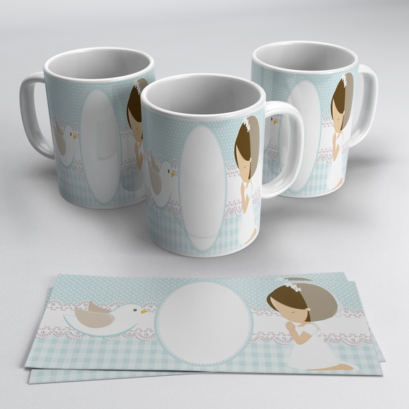 Caneca Personalizada Anjinha Batizado