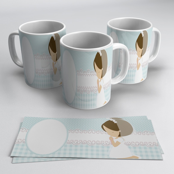 Caneca Personalizada Anjinha Batizado