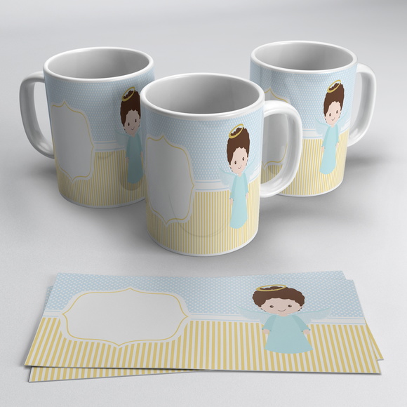 Caneca Personalizada Anjinho Batizado