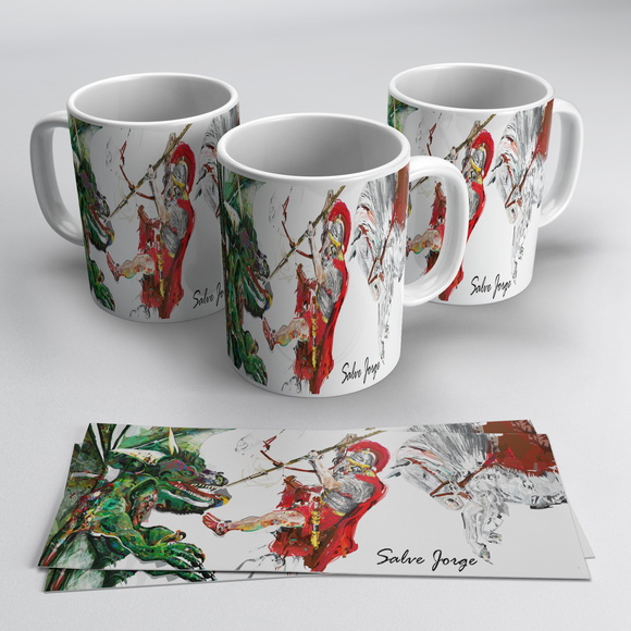 Caneca Porcelana São Jorge