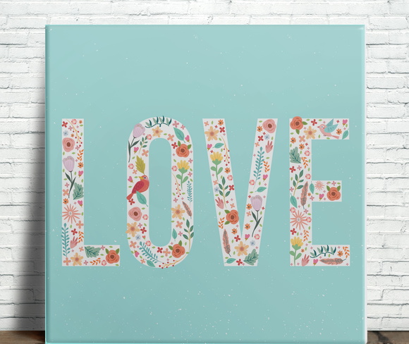 Azulejo Decorativo Love
