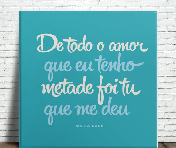 Azulejo Decorativo Frases