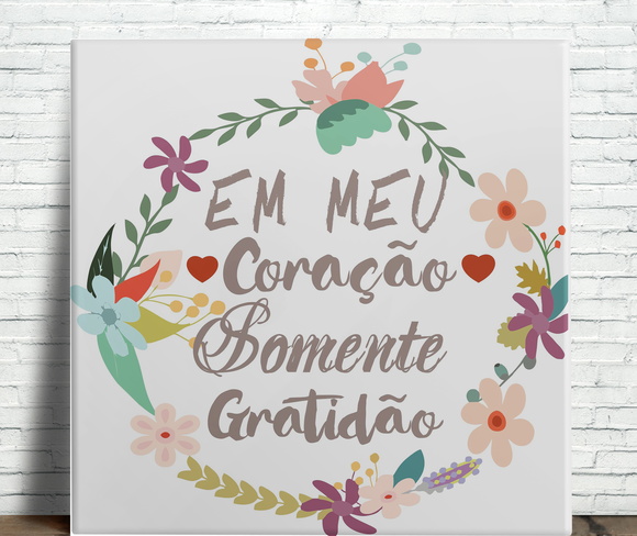 Azulejo Decorativo Em Meu Coração