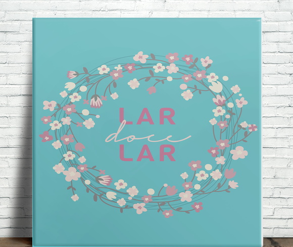 Azulejo Decorativo Lar Doce Lar
