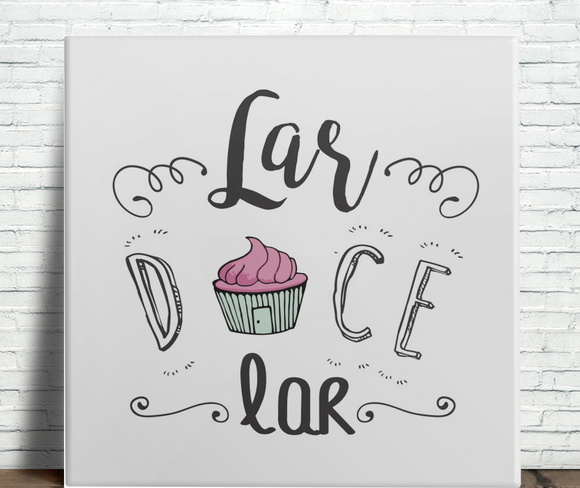 Azulejo Decorativo Lar Doce Lar