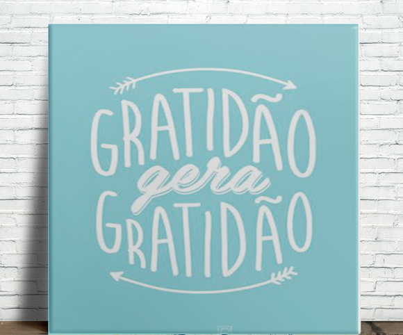 Azulejo Decorativo Frases Gratidão