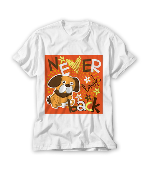 Camiseta Infantil Never Look Back