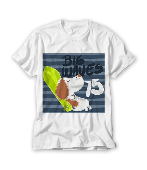 Camiseta Infantil Big Waves