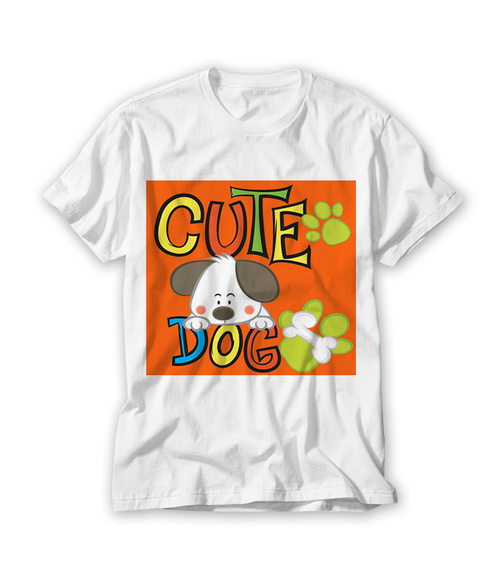 Camiseta Infantil Cute Dog