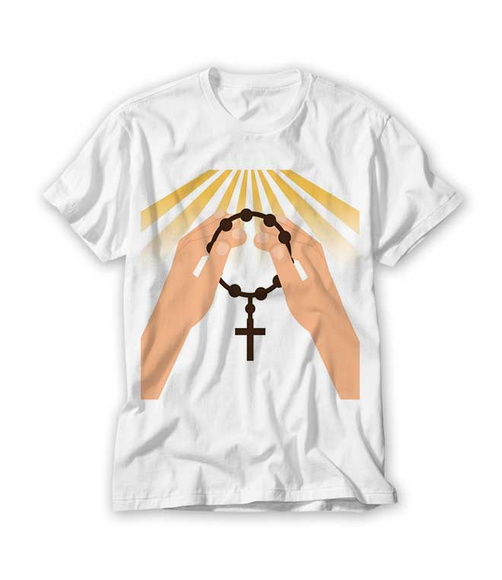Camiseta Religiosa Terço
