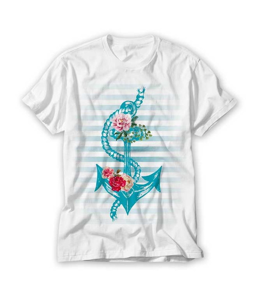 Camiseta Feminina Ãncora
