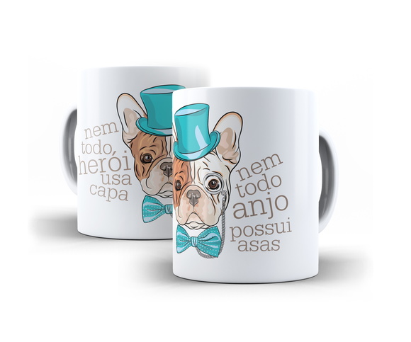 Caneca Personalizada Animais -Bulldog