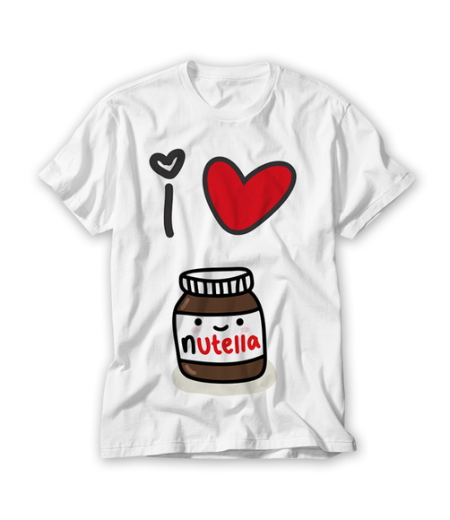 Camiseta Feminina I Love Nutella